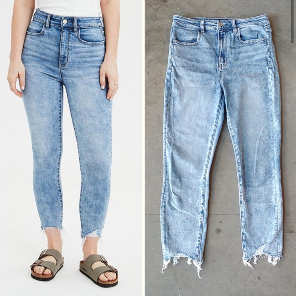 American Eagle Highest Rise Jegging Crop 8 short